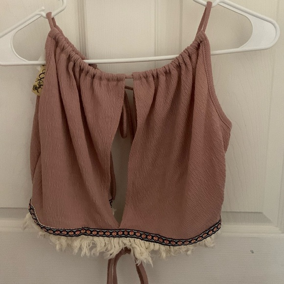 Tops - Unique Crop Top!!!